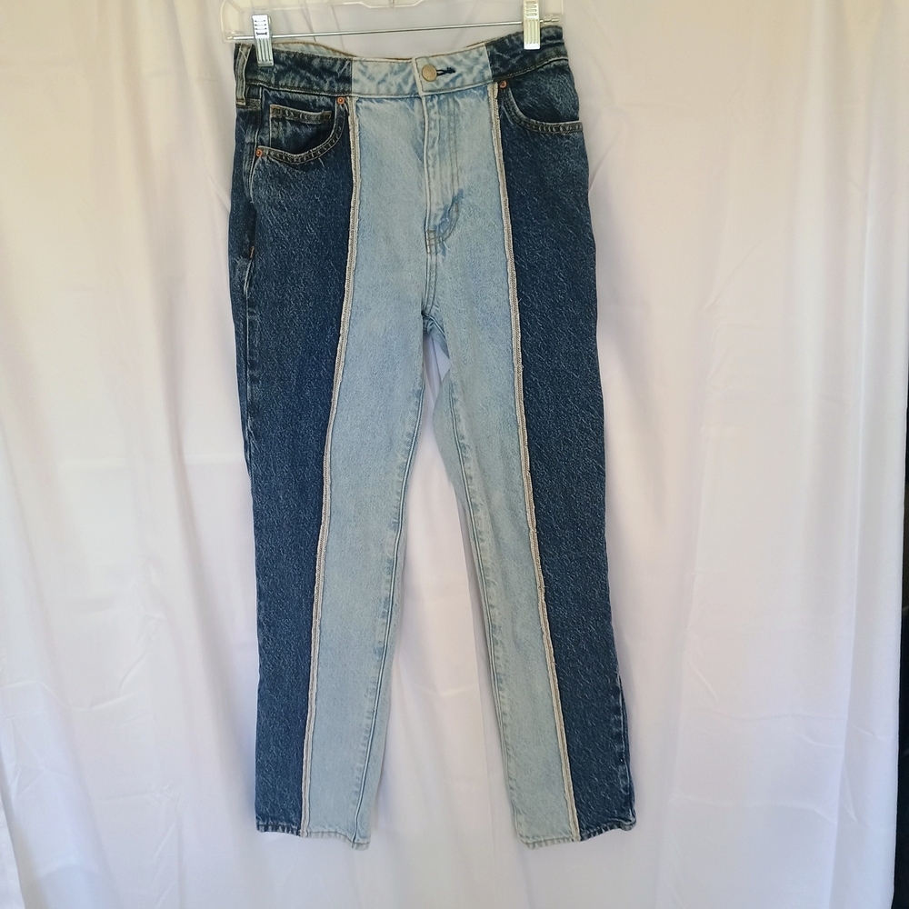 PacSun Two-Tone Blue Straight Leg Pants